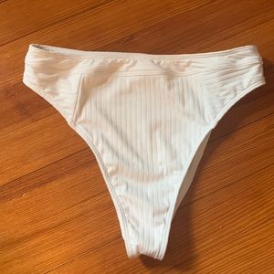 Abercrombie & Fitch White Swim Bottoms NWOT